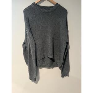 Mod Ref Knit Sweater Gray